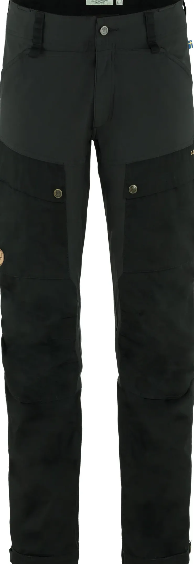 Trousers & Leg Wear-Fjallraven Mens Keb Trousers - Black