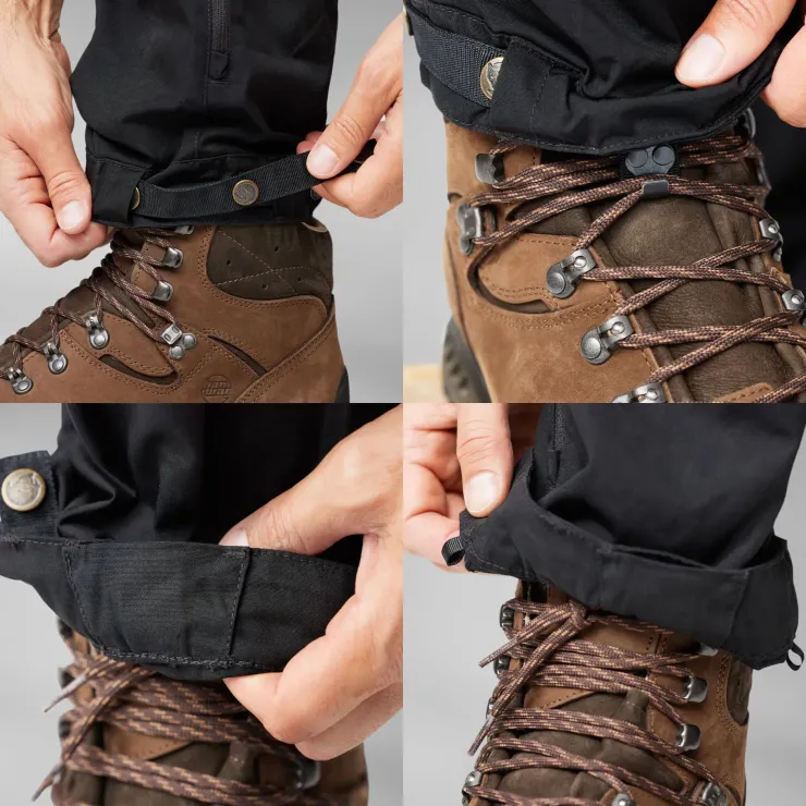 Trousers & Leg Wear-Fjallraven Mens Keb Trousers - Black