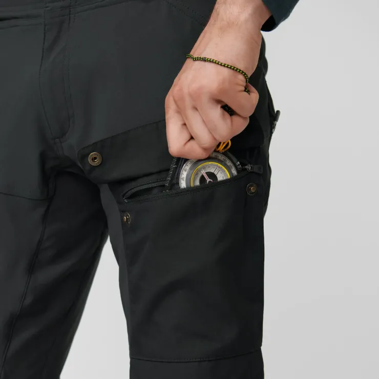 Trousers & Leg Wear-Fjallraven Mens Keb Trousers - Black
