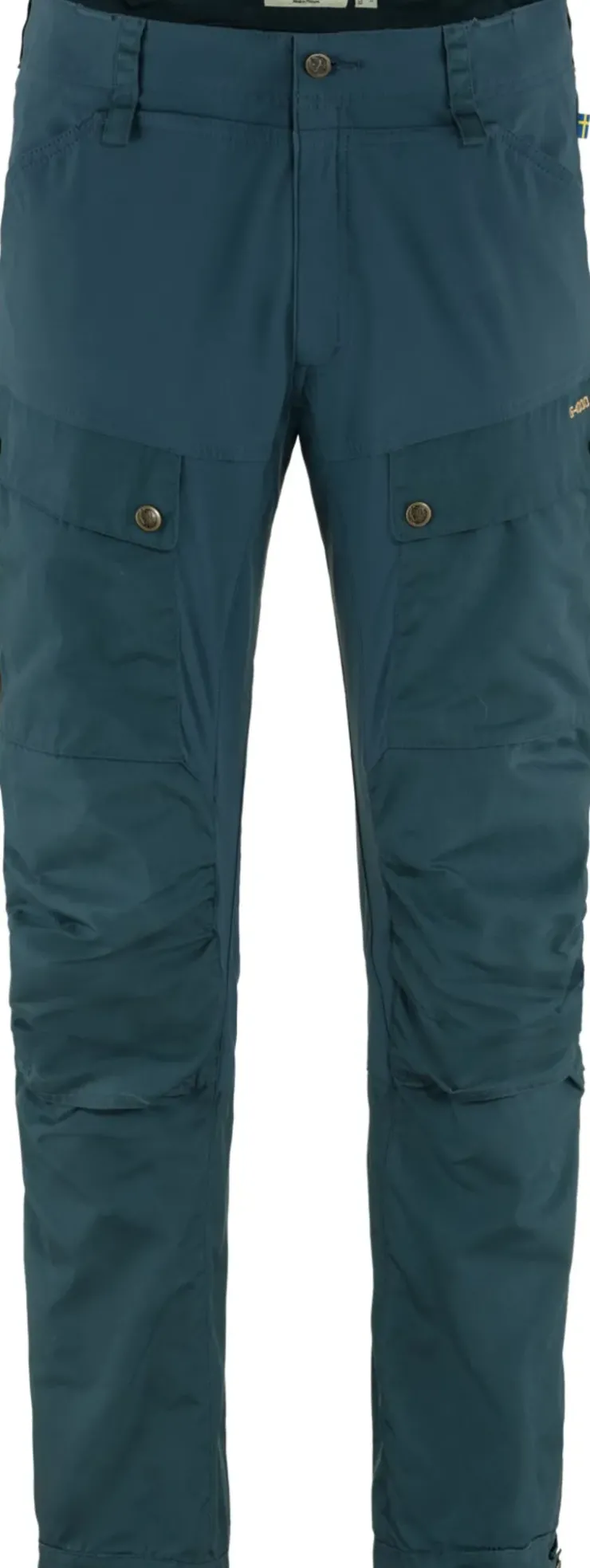 Trousers & Leg Wear-Fjallraven Mens Keb Trousers - Mountain Blue