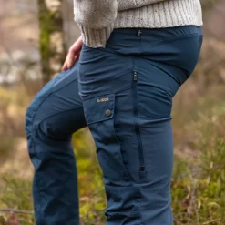 Trousers & Leg Wear-Fjallraven Mens Keb Trousers - Mountain Blue