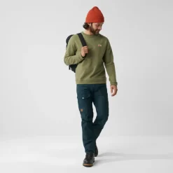 Fleece & Mid Layer-Fjallraven Mens Vardag Sweater - Green