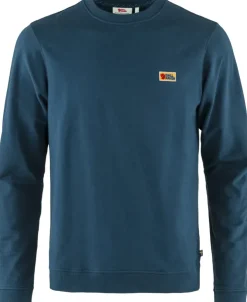Fleece & Mid Layer-Fjallraven Mens Vardag Sweater - Storm