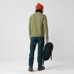 Fleece & Mid Layer-Fjallraven Mens Vardag Sweater - Storm