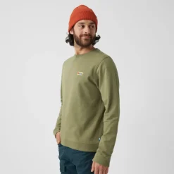 Fleece & Mid Layer-Fjallraven Mens Vardag Sweater - Storm
