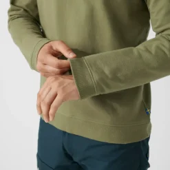Fleece & Mid Layer-Fjallraven Mens Vardag Sweater - Storm