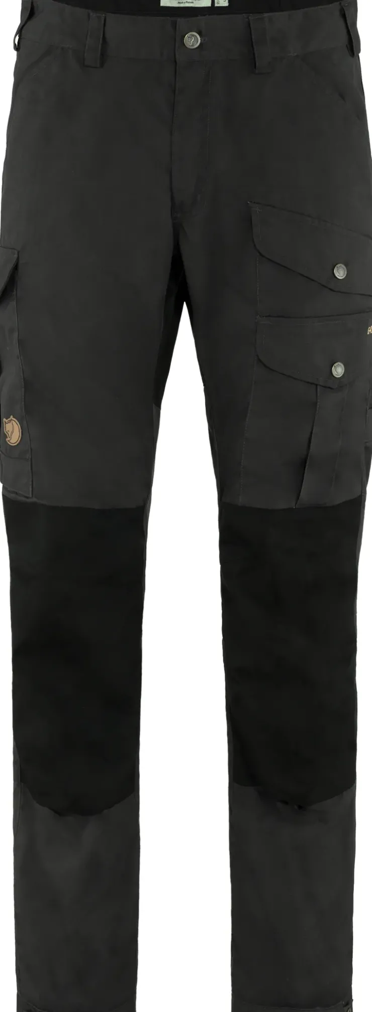 Trousers & Leg Wear-Fjallraven Mens Vidda Pro Trousers - Dark Grey-Black