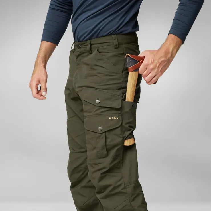 Trousers & Leg Wear-Fjallraven Mens Vidda Pro Trousers - Dark Grey-Black