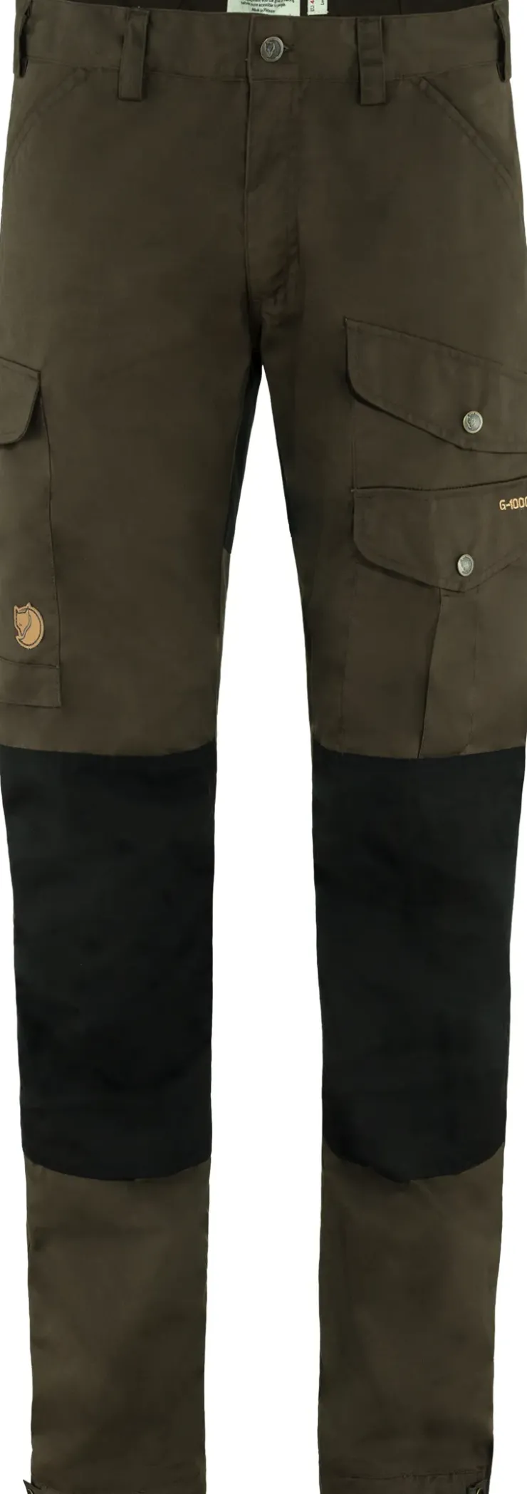 Trousers & Leg Wear-Fjallraven Mens Vidda Pro Trousers - Dark Olive-Black