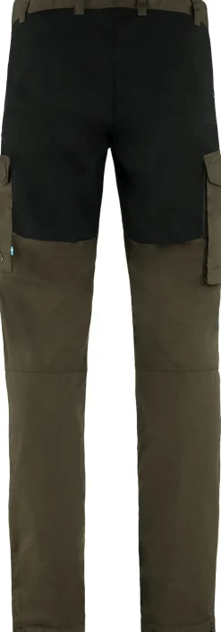 Trousers & Leg Wear-Fjallraven Mens Vidda Pro Trousers - Dark Olive-Black