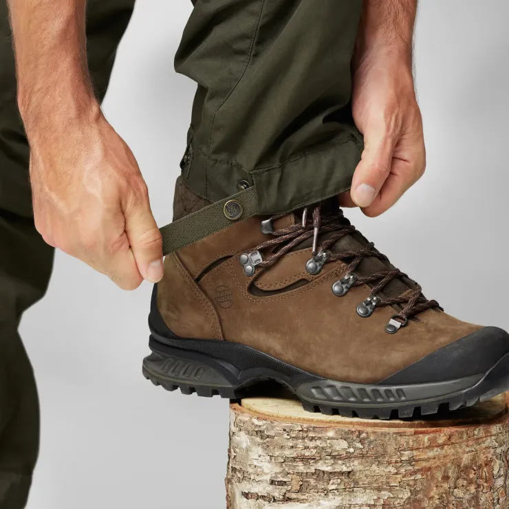 Trousers & Leg Wear-Fjallraven Mens Vidda Pro Trousers - Dark Olive-Black