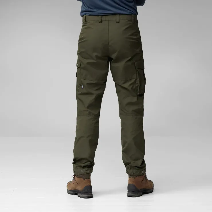 Trousers & Leg Wear-Fjallraven Mens Vidda Pro Trousers - Dark Olive-Black