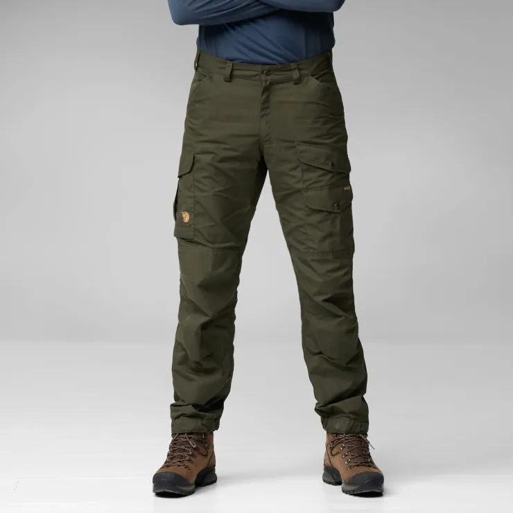 Trousers & Leg Wear-Fjallraven Mens Vidda Pro Trousers - Dark Olive-Black