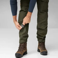 Trousers & Leg Wear-Fjallraven Mens Vidda Pro Trousers - Dark Olive-Black