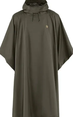 Waterproof Jackets|Waterproof Jackets-Fjallraven Poncho - Dark Olive