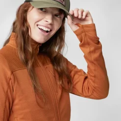 Fleece & Mid Layer-Fjallraven Womens Abisko Lite Fleece Jacket - Indigo Blue