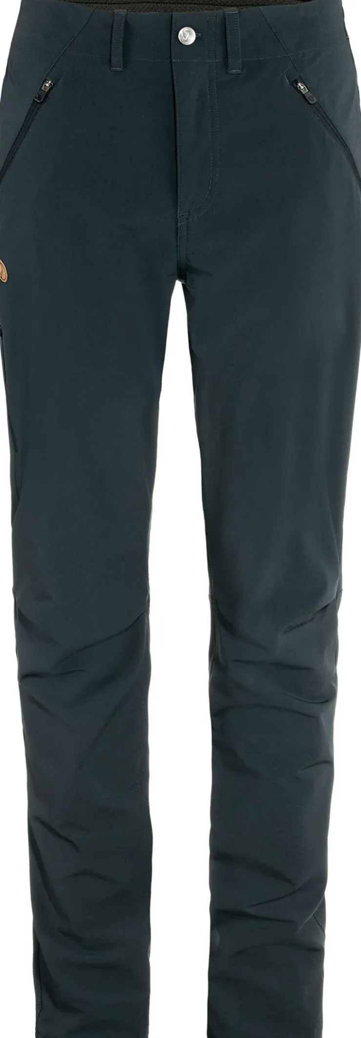 Trousers & Leggings-Fjallraven Womens Abisko Trail Stretch Trousers - Dark Navy