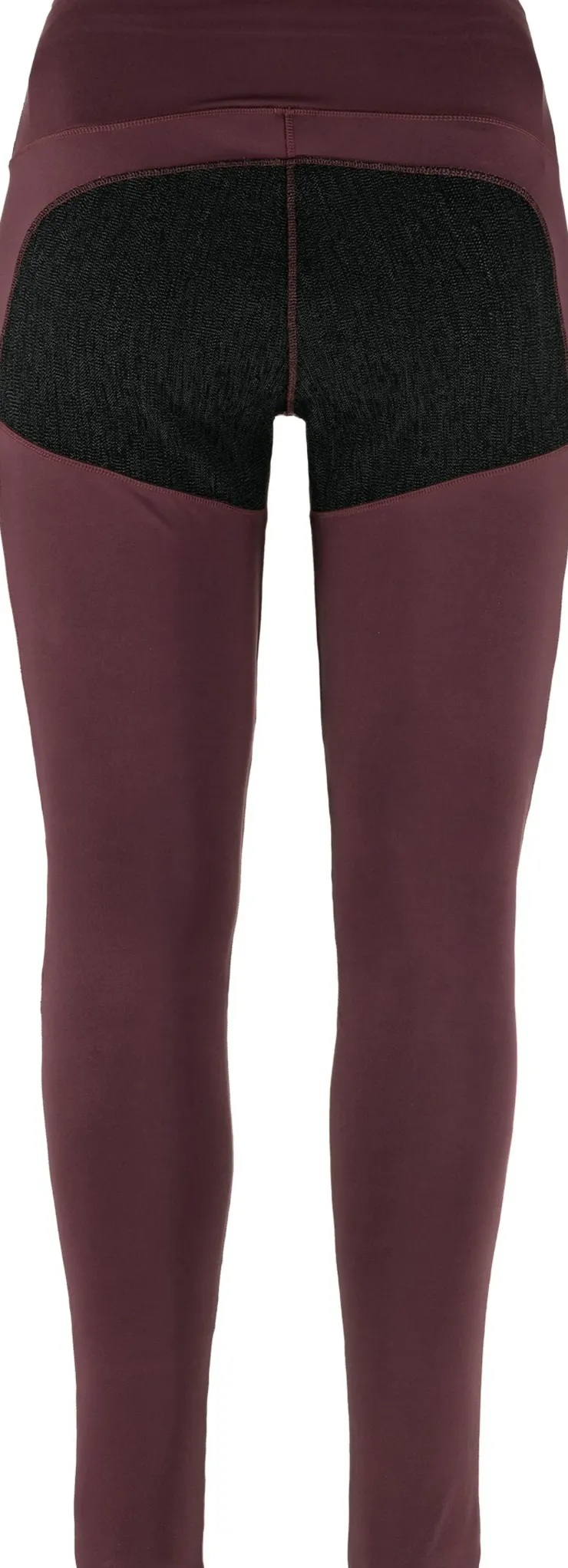 Trousers & Leggings-Fjallraven Womens Abisko Trekking Tights HD - Port