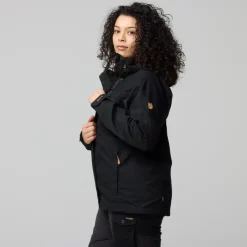 Casual Jackets-Fjallraven Womens Kaipak Jacket - Dark Navy