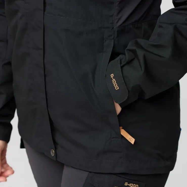 Casual Jackets-Fjallraven Womens Kaipak Jacket - Dark Navy