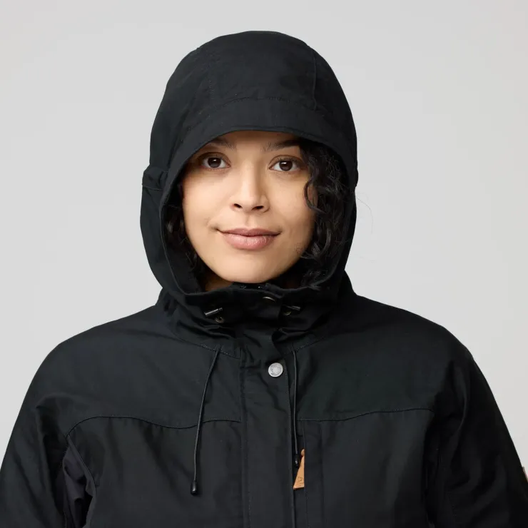 Casual Jackets-Fjallraven Womens Kaipak Jacket - Dark Navy