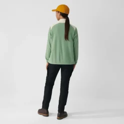 Fleece & Mid Layer-Fjallraven Womens Vardag Lite Fleece - Patina Green