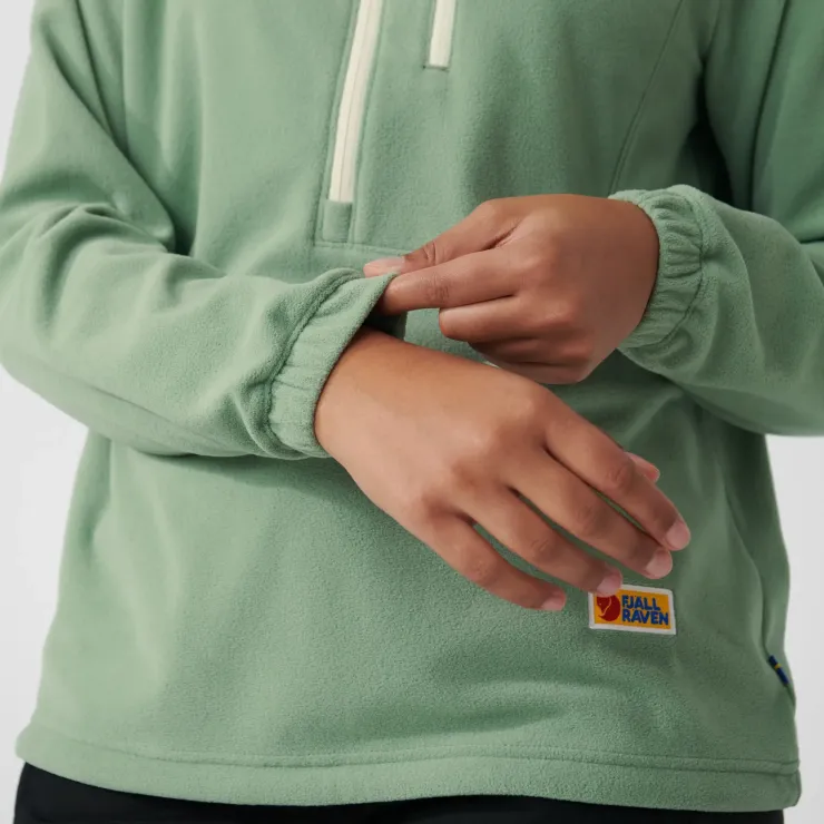Fleece & Mid Layer-Fjallraven Womens Vardag Lite Fleece - Patina Green
