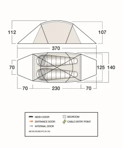 Backpacking & Lightweight Tents-F10 MTN 2 Tent