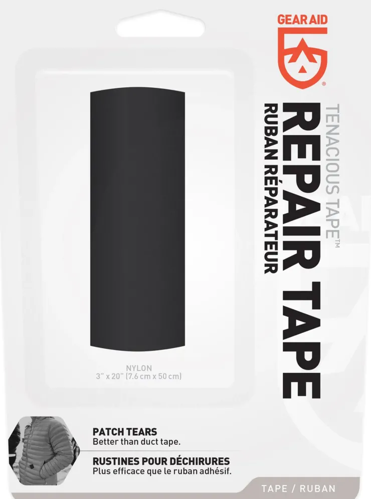 Gear Repair-Gear Aid (Mcnett) Gear Aid Tenacious Tape Repair Tape - Black Nylon