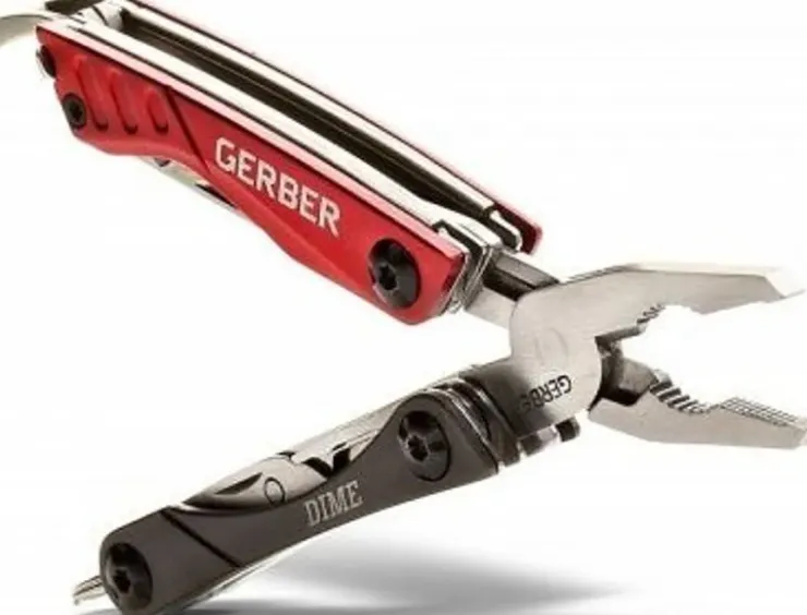 Knives & Multi-Tools-Gerber Dime Pocket Micro Tool - Red