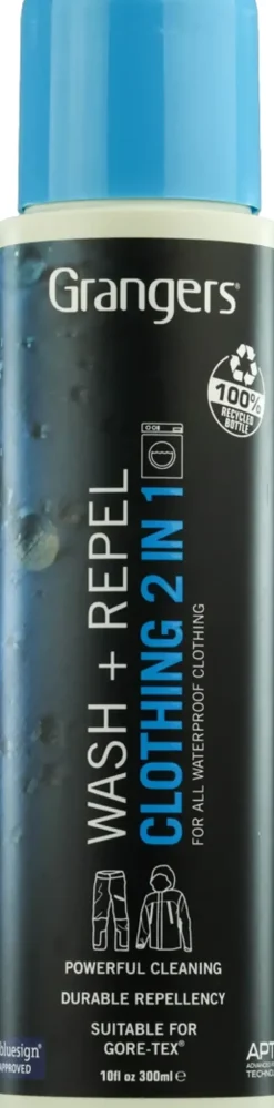 Clothing Cleaning & Proofing-Grangers Wash and Repel Clothing 2 in 1 - 300ml
