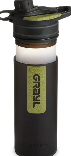 Water Purification-Grayl GeoPress Purifier Bottle - Black Camo