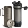 Water Purification-Grayl GeoPress Ti Purifier Plus Cook Lid - Covert Black