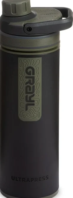 Water Purification-Grayl UltraPress Purifier Bottle - Camp Black