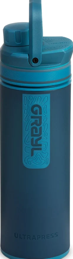 Water Purification-Grayl UltraPress Purifier Bottle - Forest Blue