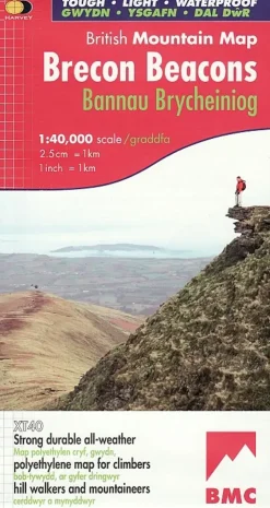 Maps And Books-Harvey's Harvey Brecon Beacons BMC Mountain Map