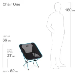 Camping Furniture-Helinox Chair One - Black