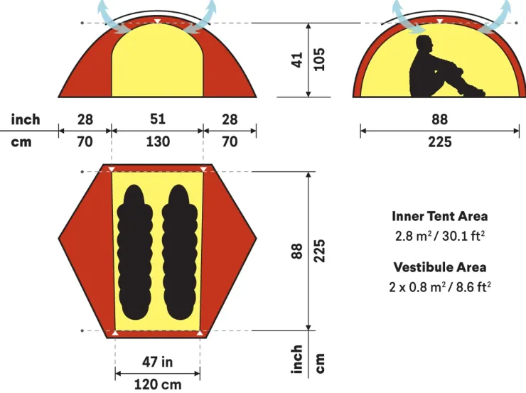Backpacking & Lightweight Tents-Hilleberg Allak 2 Tent - Sand