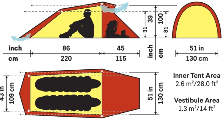 Backpacking & Lightweight Tents-Hilleberg Nallo 2 Tent - Sand