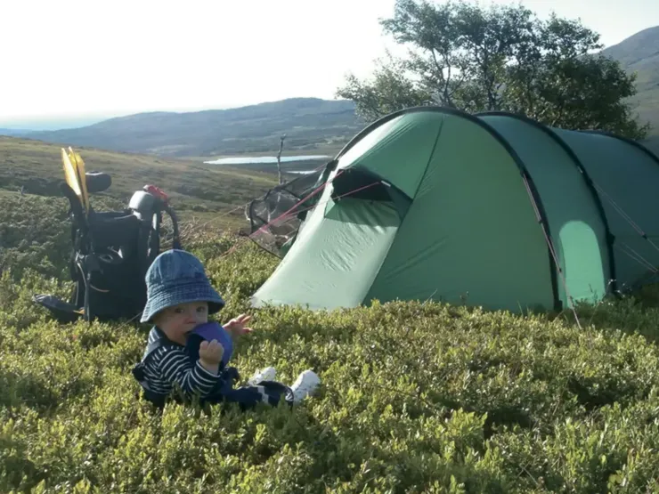 Backpacking & Lightweight Tents-Hilleberg Nammatj 2 GT Tent - Green