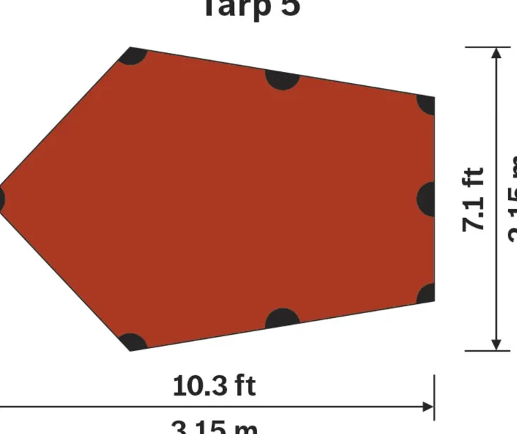 Tarps & Shelters-Hilleberg Tarp 5 - Green