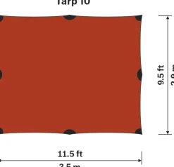 Tarps & Shelters-Hilleberg Tarp 10 UL - Green