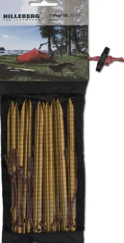 Tent Pegs-Hilleberg Y-Pegs UL - 10 Pack