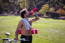 Water Bottles-Hydro Flask 20oz Wide Mouth Insulated Sport Bottle - Goji