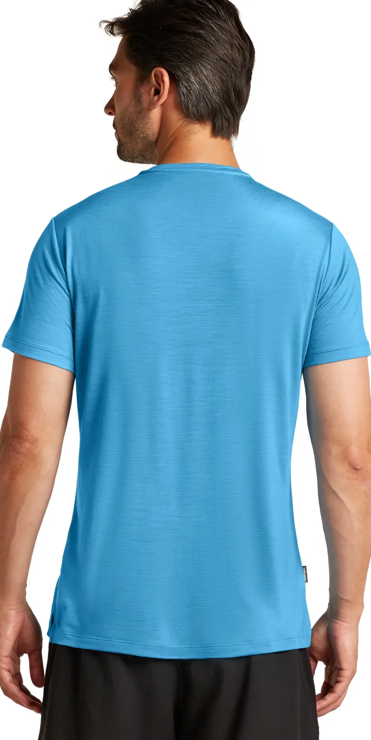 T-Shirts & Baselayers-Icebreaker Mens Merino 125 Cool-Lite Sphere III SS Tee - Arctic