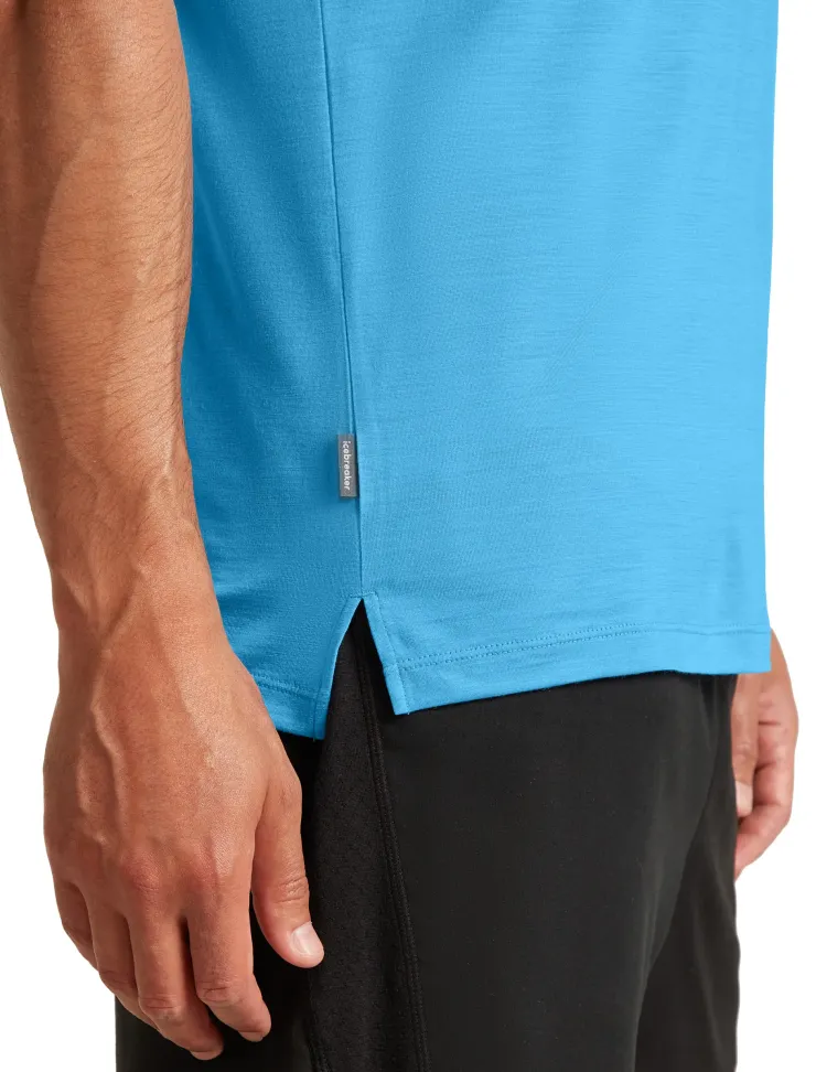 T-Shirts & Baselayers-Icebreaker Mens Merino 125 Cool-Lite Sphere III SS Tee - Arctic