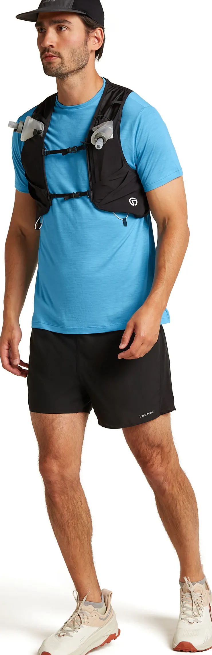 T-Shirts & Baselayers-Icebreaker Mens Merino 125 Cool-Lite Sphere III SS Tee - Arctic