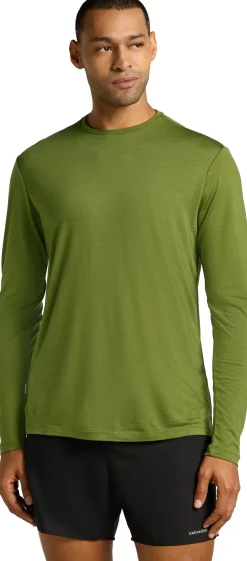 T-Shirts & Baselayers-Icebreaker Mens Merino 125 Cool-Lite Sphere III LS Tee - Spagnum