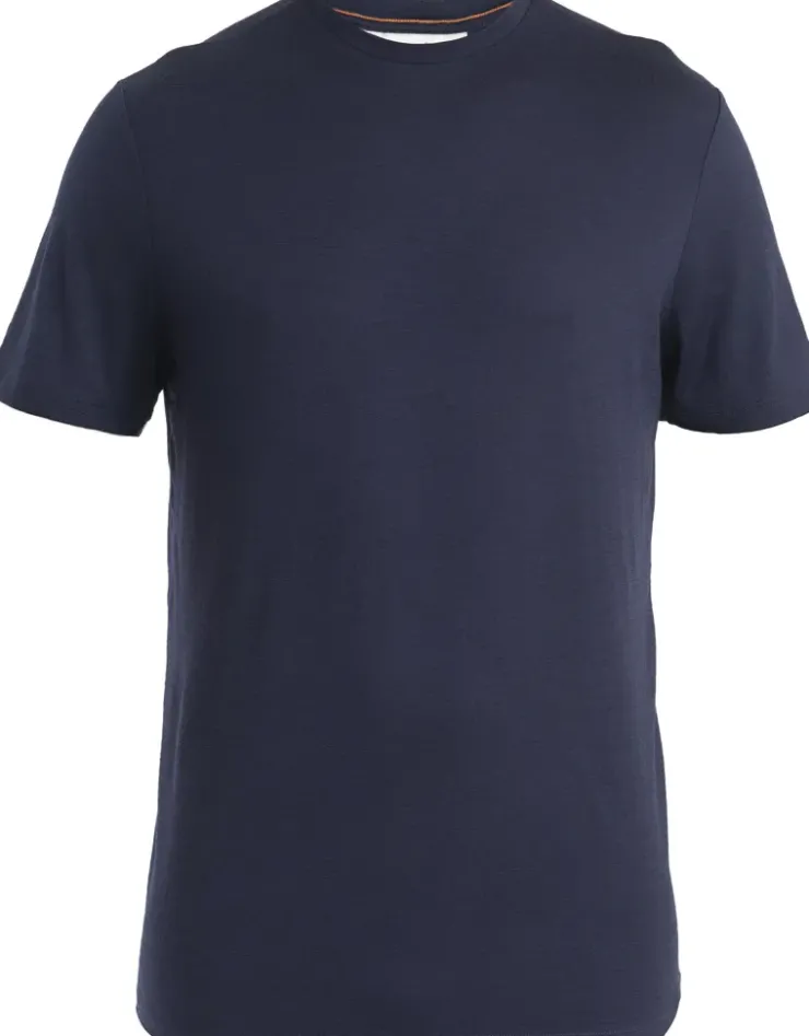 T-Shirts & Baselayers-Icebreaker Mens Merino 150 Tech Lite III SS Tee - Midnight Navy