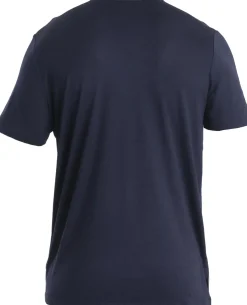 T-Shirts & Baselayers-Icebreaker Mens Merino 150 Tech Lite III SS Tee - Midnight Navy